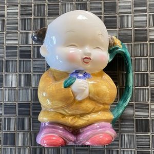 Vintage Takahashi Asian Hand Painted Pitcher